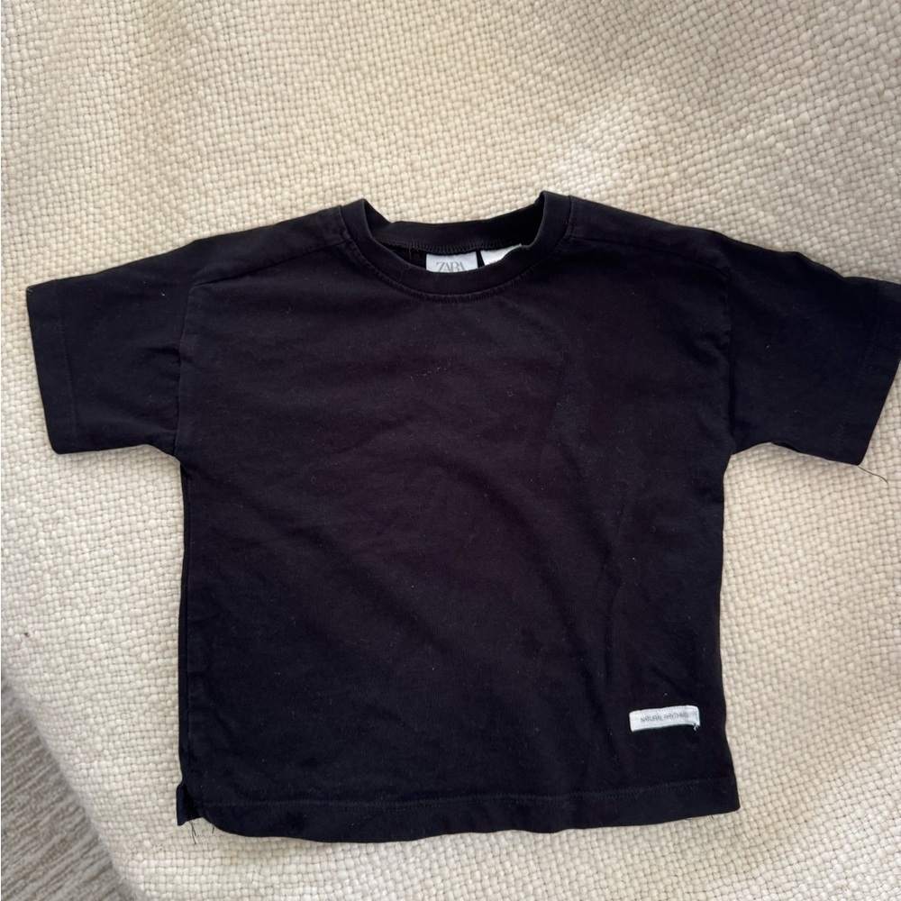 Zara Boys Black Boxy Tee - 2T